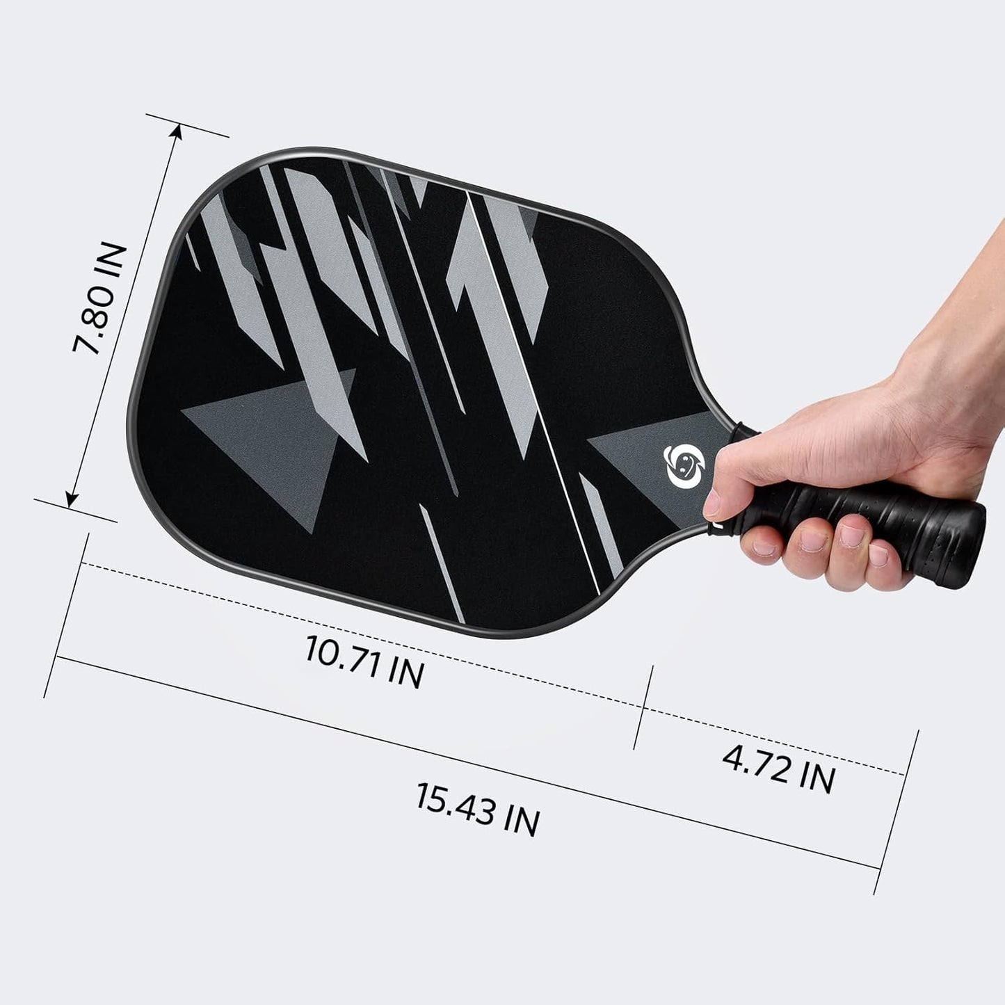 Pickleball Paddles Set of 2 or 4, USAPA Approved Fiberglass Pickleball Paddle Set with Balls and Bag, Polypropylene Honeycomb Core, Lightweight Pickleball Paddles for Beginners Men Women