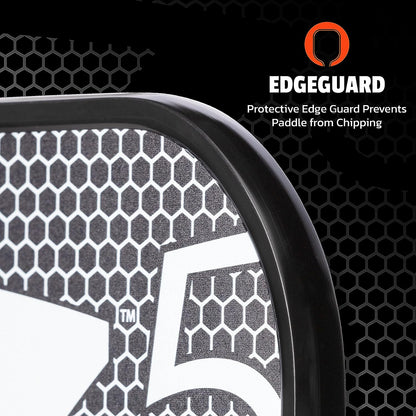 Graphite MOD Z5 Carbon Fiber Pickleball Paddle with Wide-Body Shape, Honeycomb Core, Graphite Face & Cushion Comfort Pickleball Paddle Grip